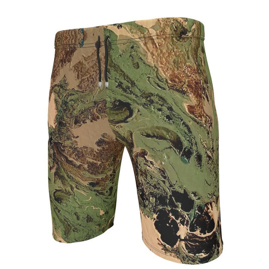 Superficial - Mens Sweat Shorts w/side zip pocket