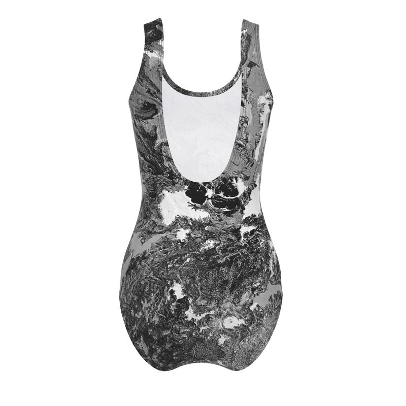 Swimwear / Bodysuit - Superficial Black & White