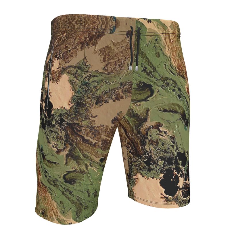 Superficial - Mens Sweat Shorts w/side zip pocket