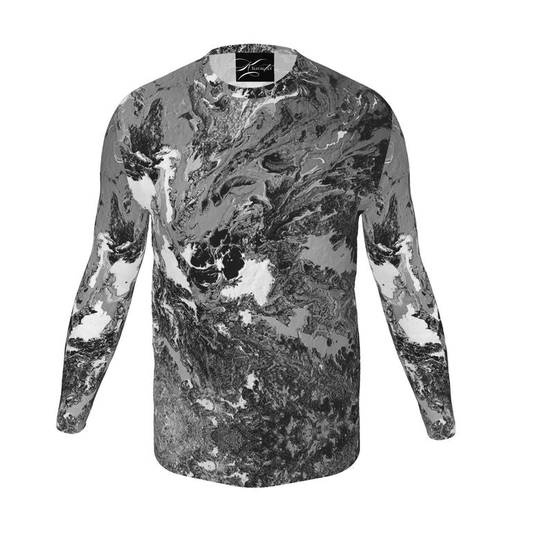 Superficial - Mens T-Shirt - BW / LS